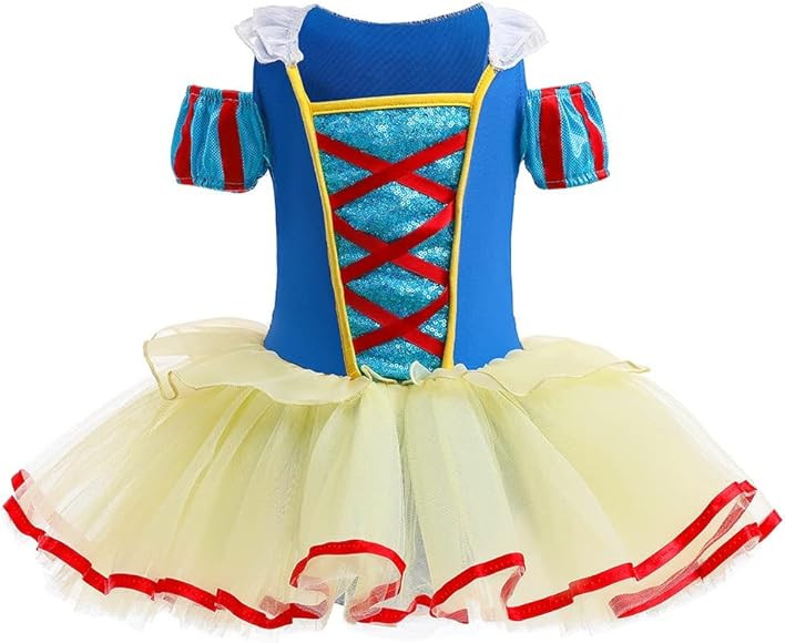 REXREII Toddler Girls Princess Ballerina Tutu Dress Rapunzel Sofia Snow White Frozen Elsa Fancy D... | Amazon (US)