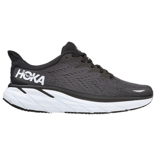 HOKA ONE ONE Clifton 8 - Women's Running Shoes - Black / White, Size 6.5 | Eastbay