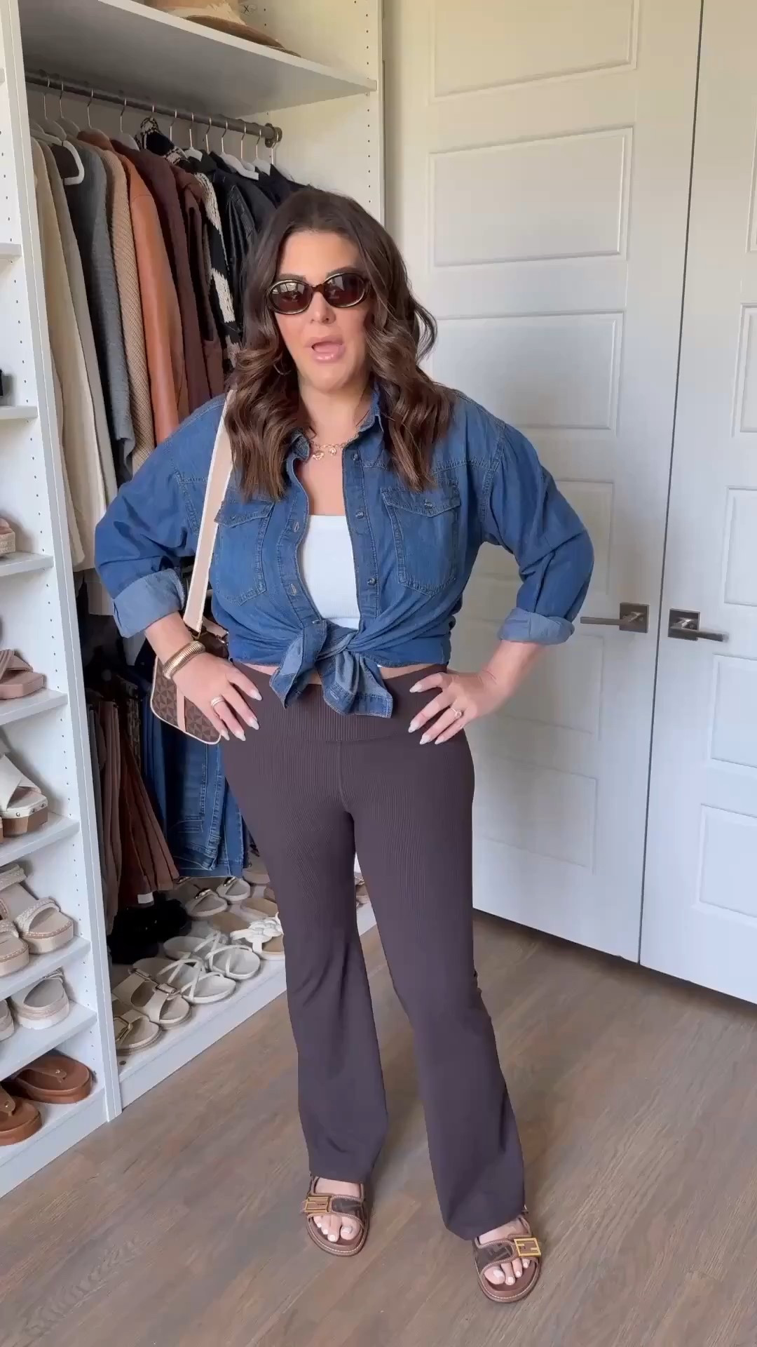The perfect casual everyday outfit! These ribbed bootcut leggings fit like a dream and are only $18. Paired with my favorite chambray shirt that comes in several other colors too. 

Shirt: Large
Tank: M/L
Leggings: Large

#outfits #affordablefashion #everydayoutfit #outfitideas #midsizestyle #midsizefashion #fashionstyle

Size 12, size 14, mom style, fall fashion, outfits, outfit idea, casual outfit idea, weekend outfit#LTKStyleTip

Follow my LTK @curvestocontour on the @shop.LTK app to view this post and get my exclusive app-only content!

#liketkit 
@shop.ltk
https://liketk.it/5x6sH 

 

#LTKgrwm #LTKMidsize #LTKFindsUnder50 #LTKgrwm #LTKootd #LTKgrwm #LTKootd #LTKMidsize
