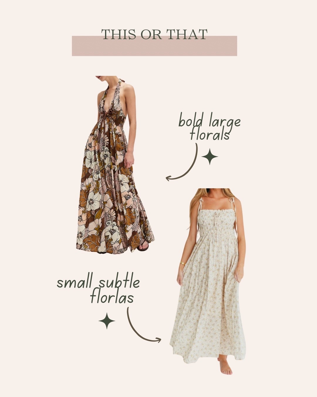 This or That? 🤎🤍🌸💐