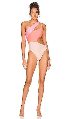 Tularosa Kabella One Piece in Pink Canyon from Revolve.com | Revolve Clothing (Global)
