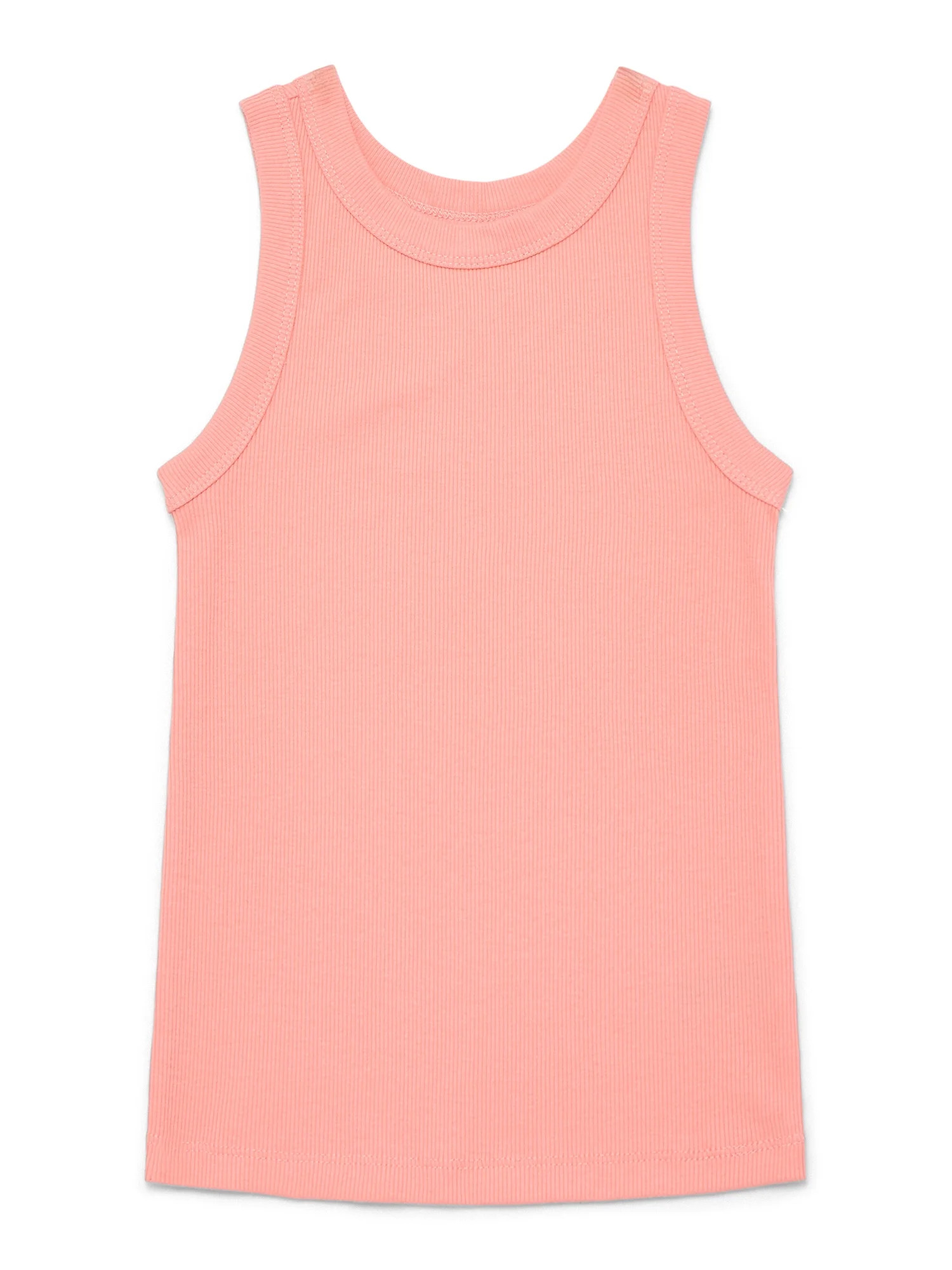 Wonder Nation Girls Kid Tough Ribbed Tank Top, Sizes 4-18 & Plus | Walmart (US)