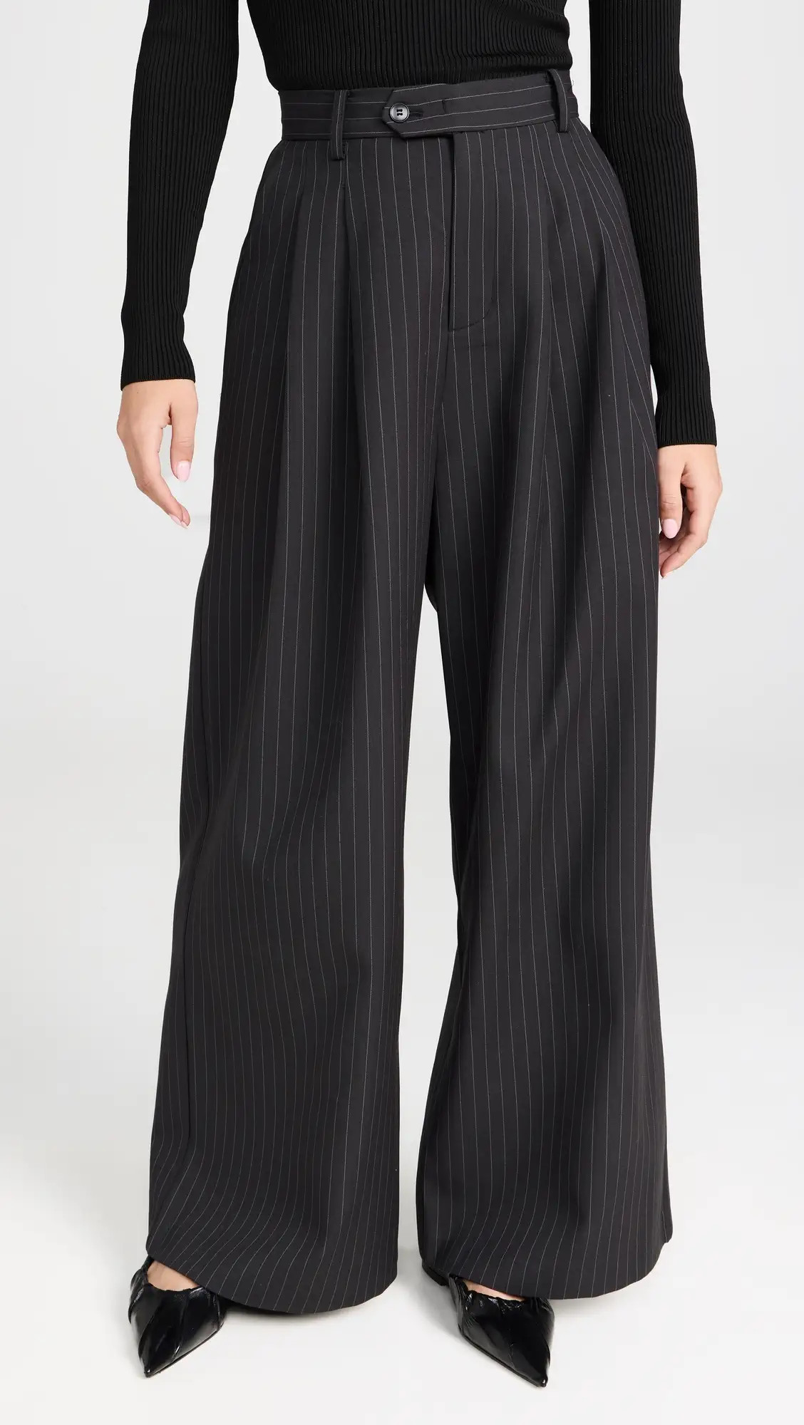 Pixie Market Claude Pinstripe Pants | Shopbop | Shopbop