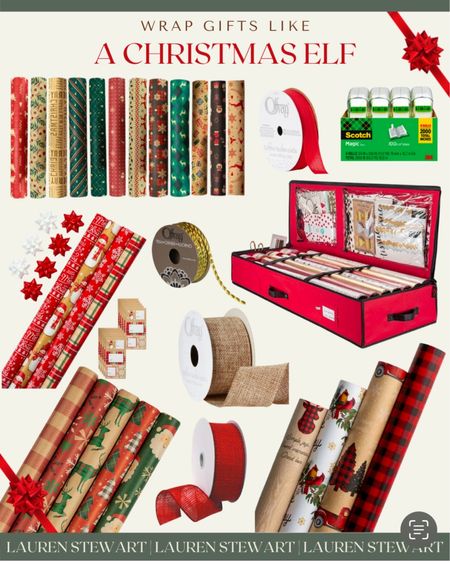 Wrap like you are a Christmas elf!’ Everything you need to be the queen of Christmas. 

#LTKHoliday #LTKSeasonal #LTKGiftGuide
