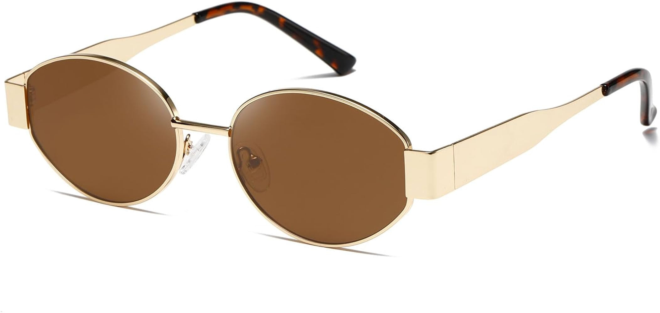 kimorn Retro Oval Sunglasses for Women Men Trendy Sun Glasses Classic Shades UV400 Protection K16... | Amazon (UK)