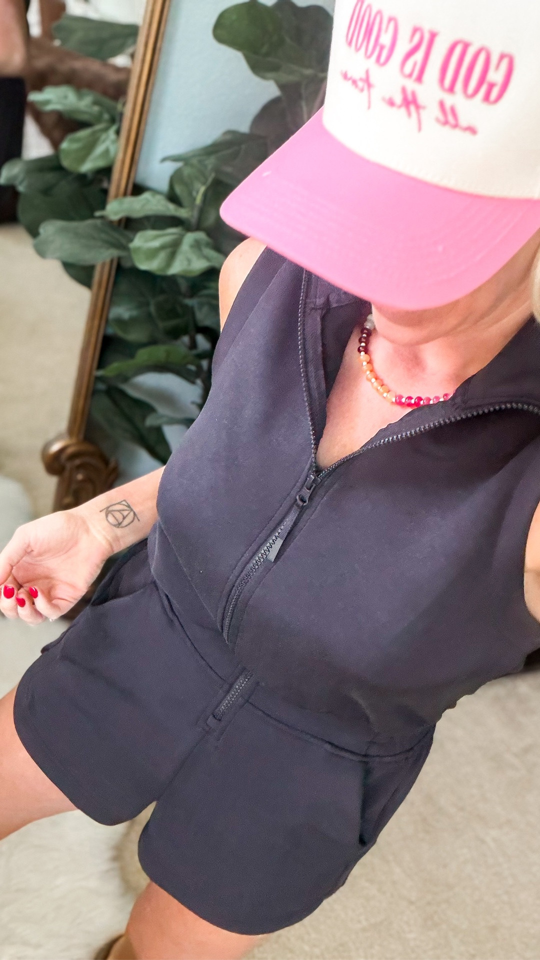 Designer look for less scuba lightweight romper 
Fits tts and wearing small
Under $30 
Comes in four colors

#LTKootd #LTKmomlife #LTKOver40