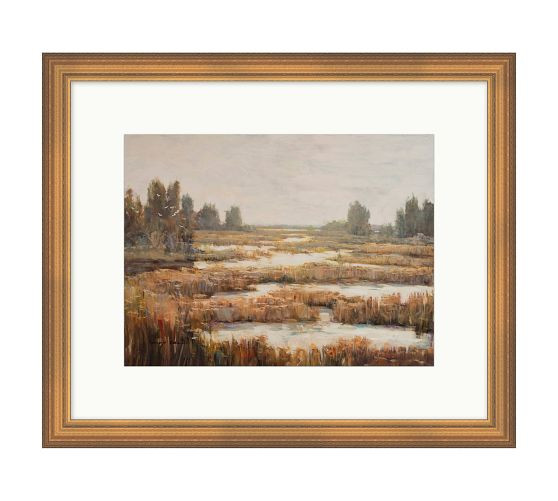 Autumn Marsh Framed Print | Pottery Barn (US)