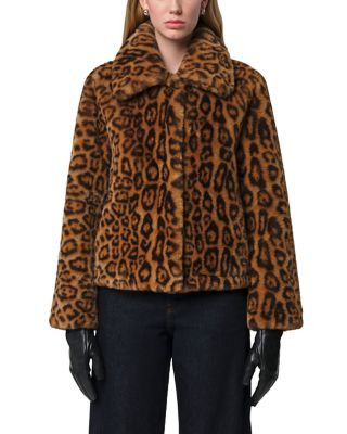 Elis Faux Fur Leopard Print Jacket | Bloomingdale's (US)