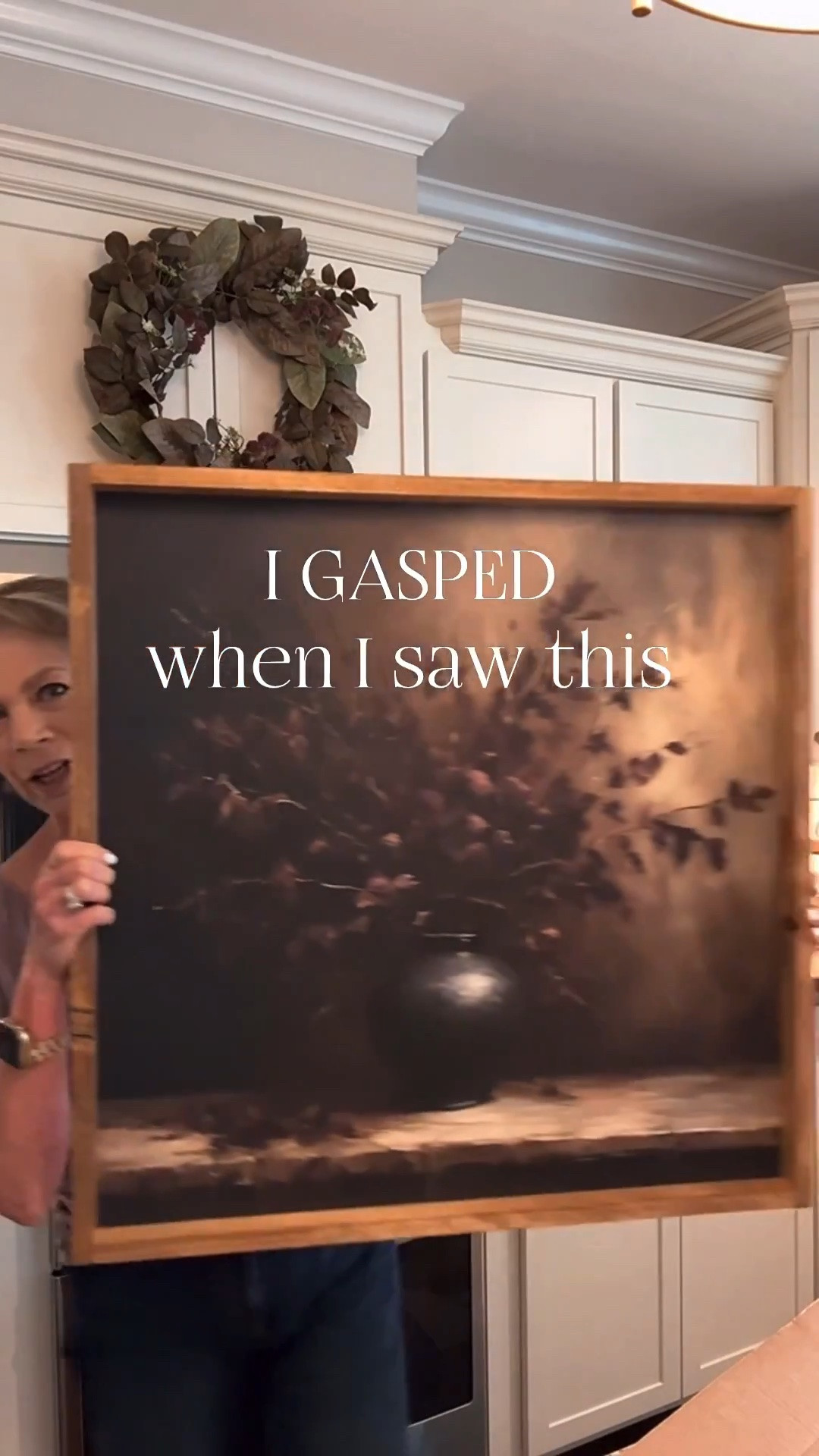 My gorgeous moody Fall print is called Serene Tranquil Elegance. There are several sizes to choose from. Mine is 28” x 28”. It’s absolutely stunning!!🤎
My discount code is:
FARMHOUSECHIC15

Fall wall art, fall picture, fall print, moody picture, burgundy fall print, plum fall print, plum stems, burgundy stems, burgundy wreath, stone riser, leaf bowl, gold figs, floral cafe curtains, gold curtain rods, gold curtain clips

#LTKHome #LTKSeasonal #LTKstorytime