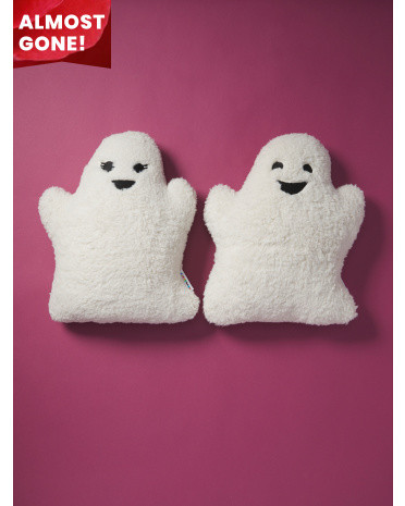 2pk 14x16 Sherpa Ghost Pillows | HomeGoods