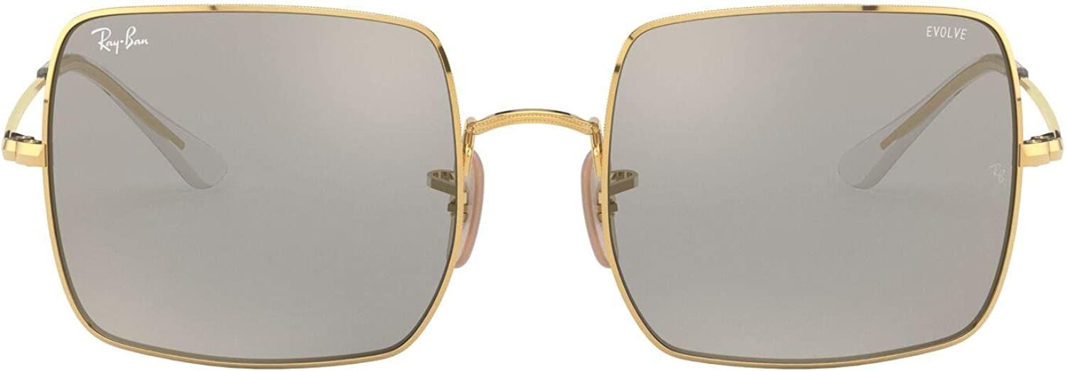 Ray-Ban Women's RB1971 Square Evolve Photochromic Sunglasses | Amazon (US)
