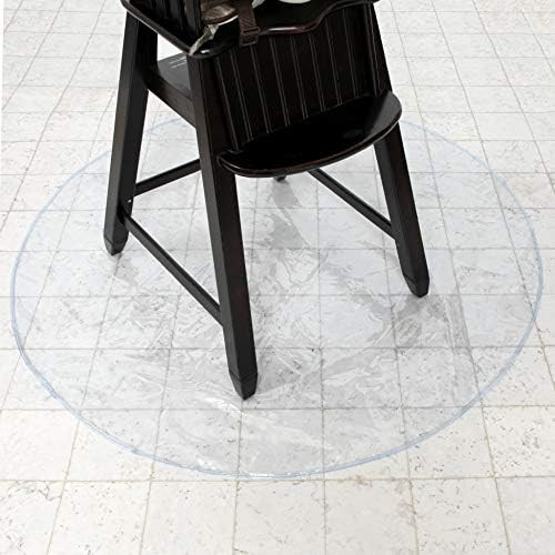 Nuby Floor Mat, Clear Circle, Protect Floors from Spills & Messes, Waterproof, 50" | Amazon (US)