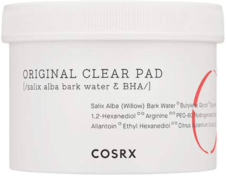 COSRX BHA Toner Pads, 70 Sheets, Exfoliating Pads for Dead Skin & Blackheads, Minimize Pores, Pre... | Amazon (US)