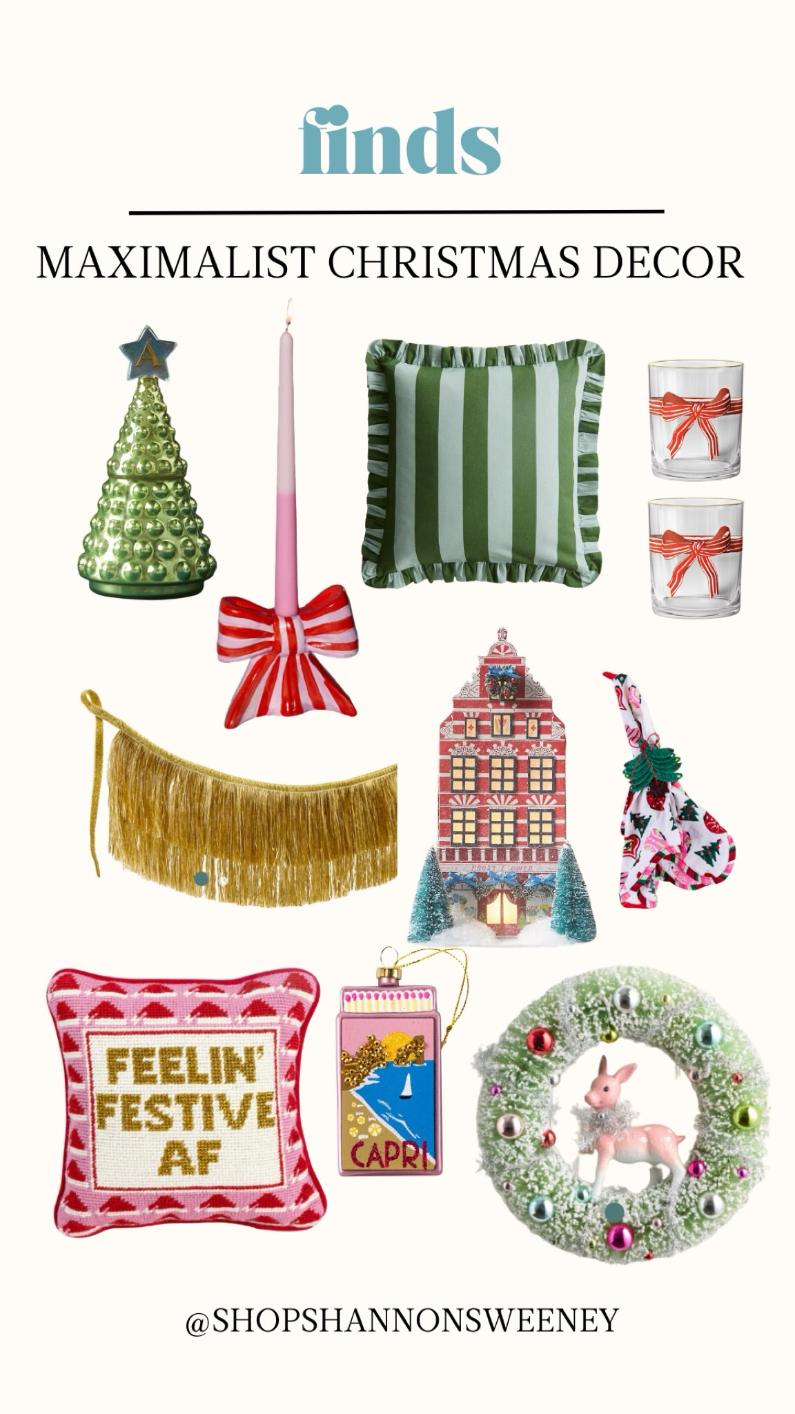 Finds | maximalist Christmas decor 

#LTKHoliday #LTKSeasonal #LTKHome