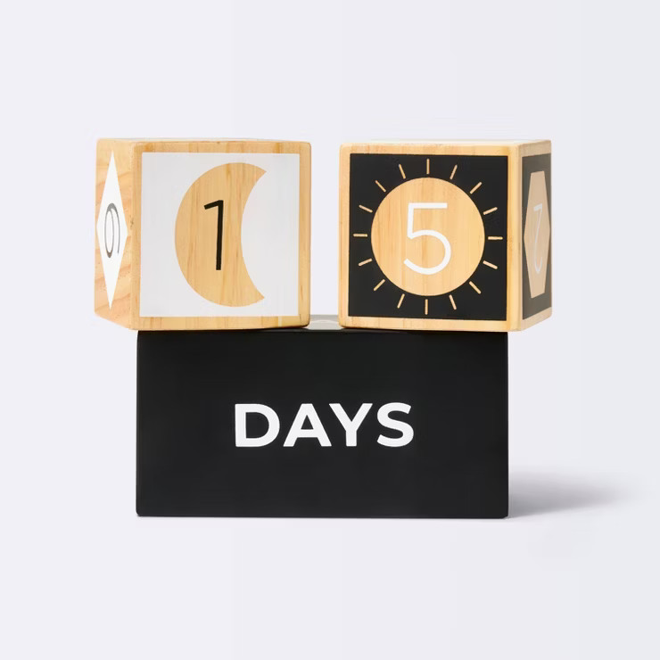 Milestone Blocks - Black and White - Cloud Island™ | Target