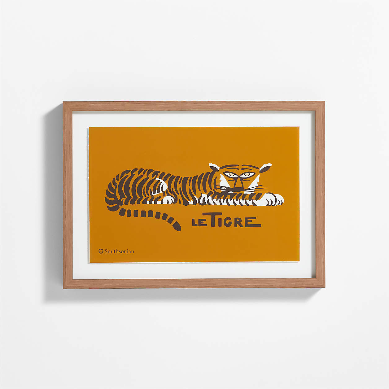 Smithsonian LeLion Framed Wall Art Print + Reviews | Crate & Kids | Crate & Barrel