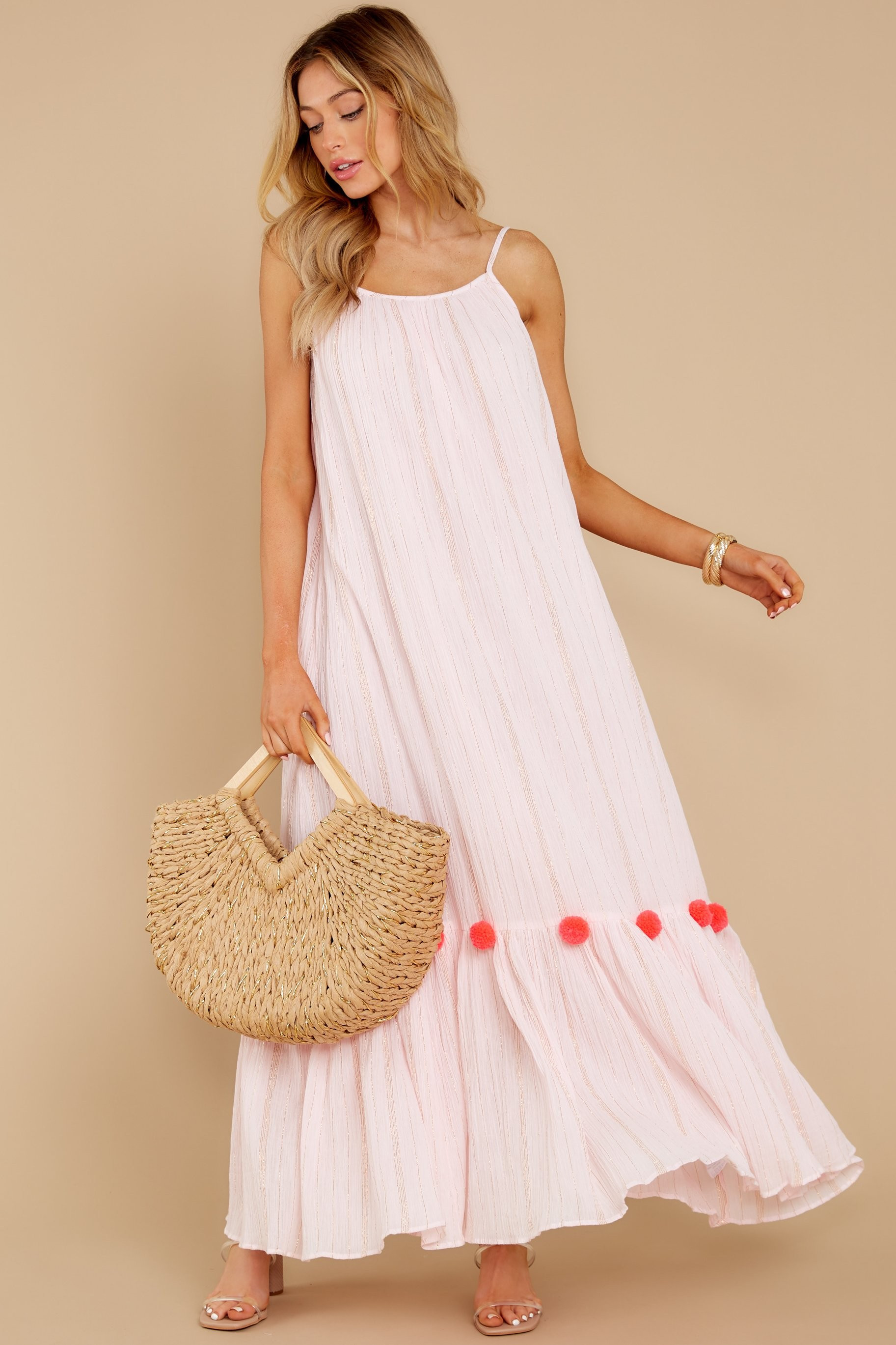 Clea Pink Maxi Dress | Red Dress 