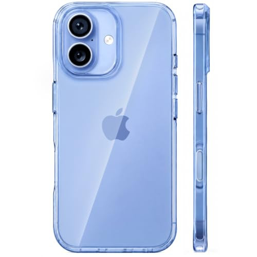TORRAS for iPhone 17 Case Clear Blue, Anti-Yellowing, Clear Mist Blue 6.3" | Amazon (US)