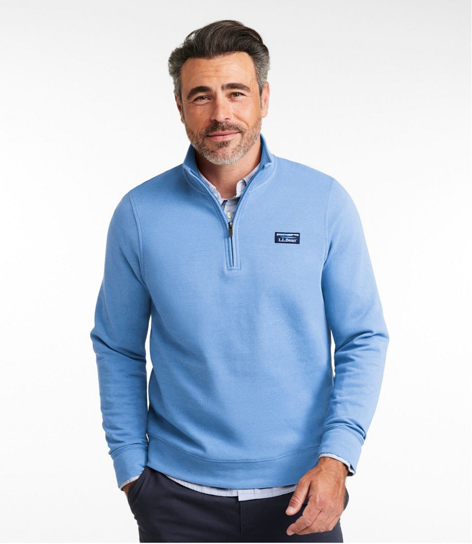 Men's Comfort Stretch Performance® Piqué, Quarter-Zip Pullover | L.L. Bean
