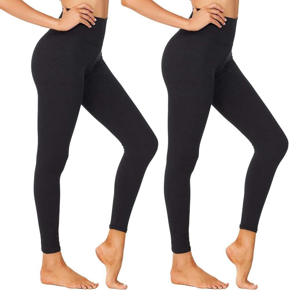 NexiEpoch Buttery Soft Leggings for Women - High Waisted Tummy Control Yoga Pants for Workout, Ru... | Amazon (US)