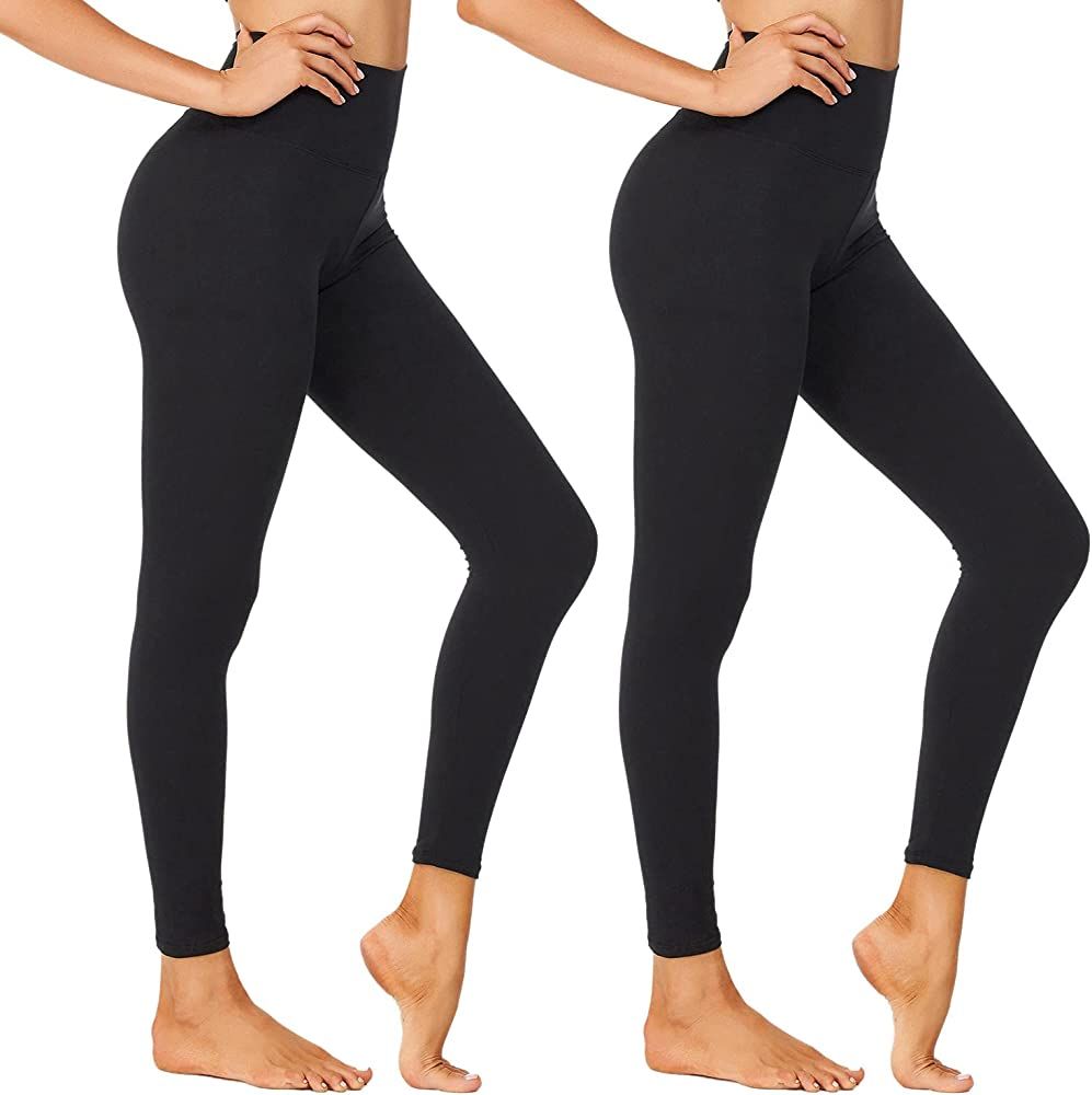 NexiEpoch Buttery Soft Leggings for Women - High Waisted Capri Tummy Control Yoga Pants for Worko... | Amazon (US)