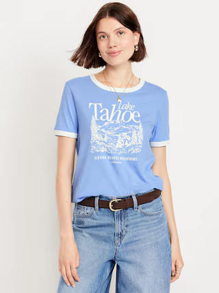 EveryWear Graphic Ringer T-Shirt | Old Navy (US)