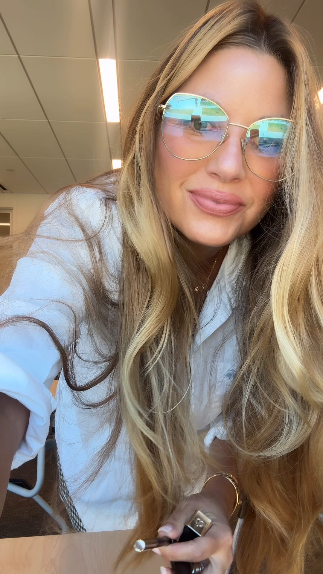 I hope this to speaks to you too! 
Shirt: medium 
Sea glass and Sisley brush for hair 
Lip liner: brownie nude 
Lipstick: Armani 503
Lip gloss: Cle de Peau calanthe Orchid 
Foundation: Dior 3WO 

#LTKFindsUnder50 #LTKBeauty #LTKWorkwear