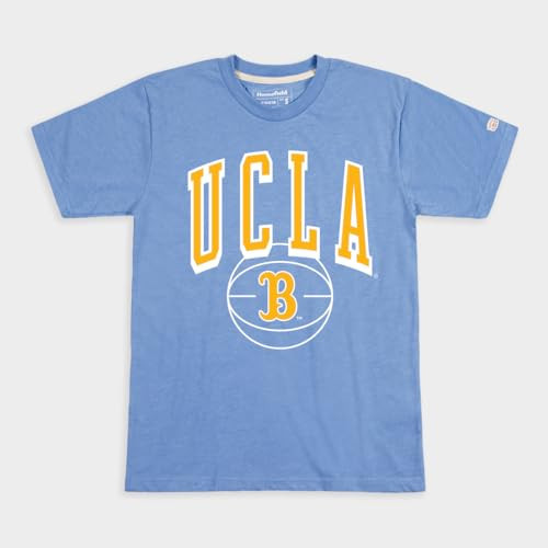 Homefield UCLA Bruins Officially Licensed College T-Shirt – Premium Soft Tall Text Vintage Logo Retro Tee, Size Large Blue | Amazon (US)
