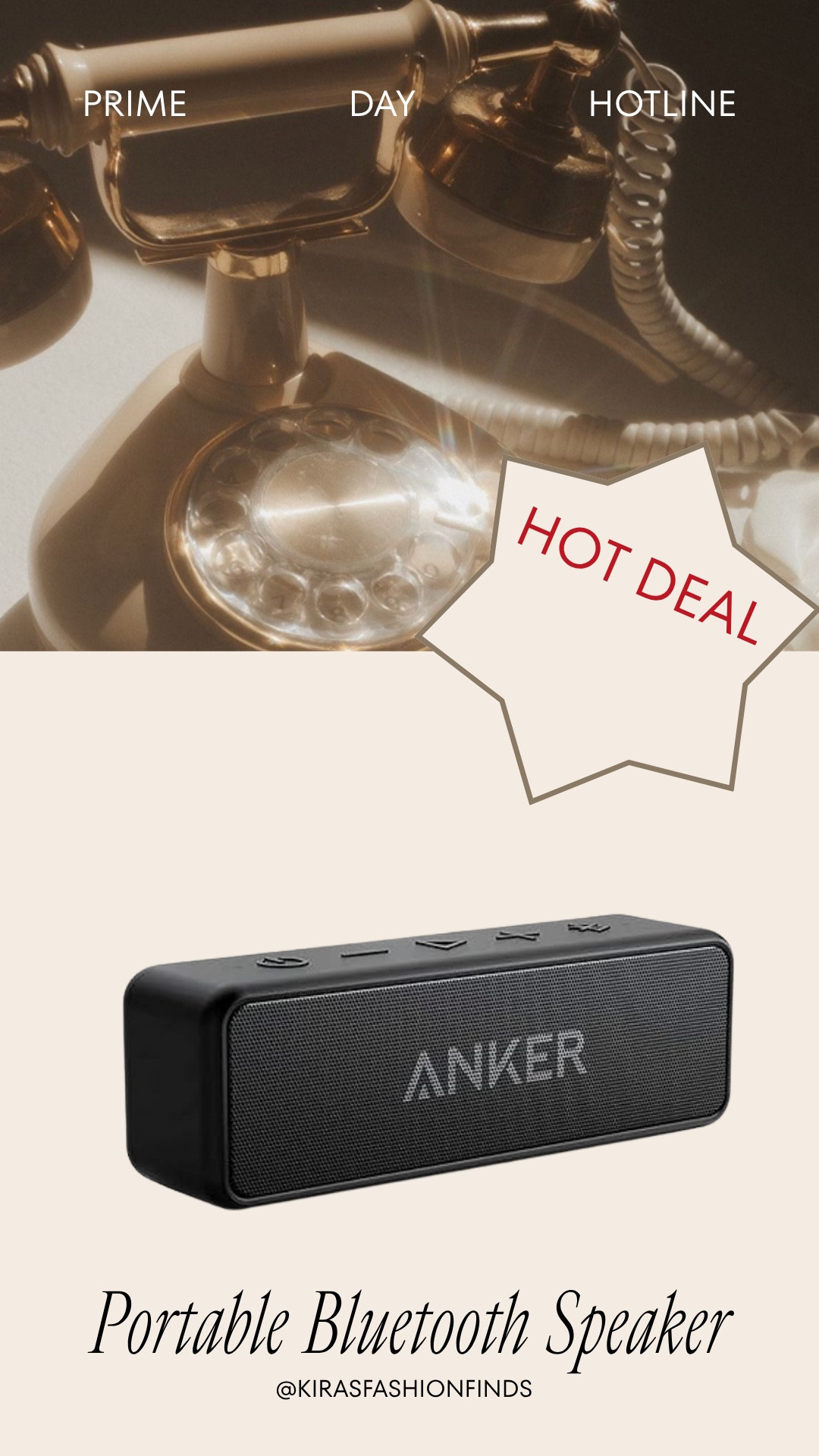 ☎️ PRIME DAY HOTLINE ☎️

Today's hot deal is too good to miss 🔥✨

Scroll shop before the price changes! 

 