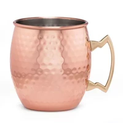 Cambridge Silversmiths 4-Piece Hammered Moscow Mule Mug Set in Copper | Bed Bath & Beyond