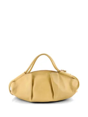 Loewe Pre-Owned Paseo Bag Shiny Nappa Calfskin Small Shoulder Bag | Neutrals | FARFETCH | Farfetch Global