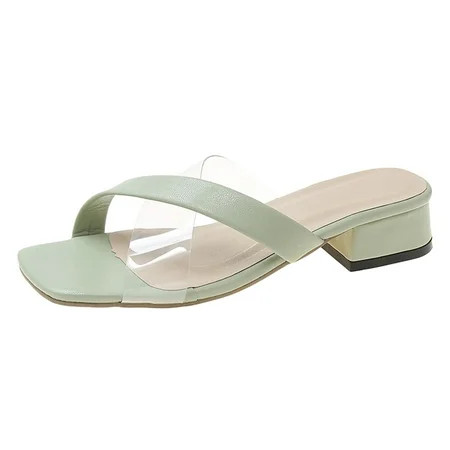 Qufokar Slide On Sandals for Women Women s Wedge Sandals Size 9W Fashion Summer Women Sandals Heel L | Walmart (US)