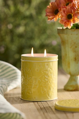 Summer Nights Enamel Citronella Candle | Anthropologie (US)