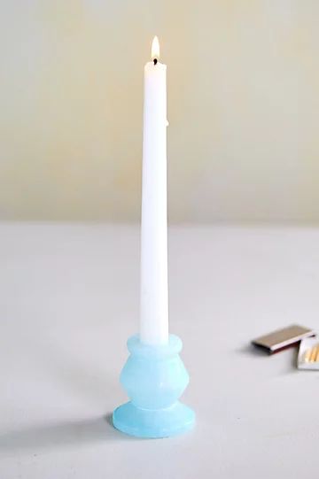 Colorful Alabaster Candlestick | Anthropologie (US)