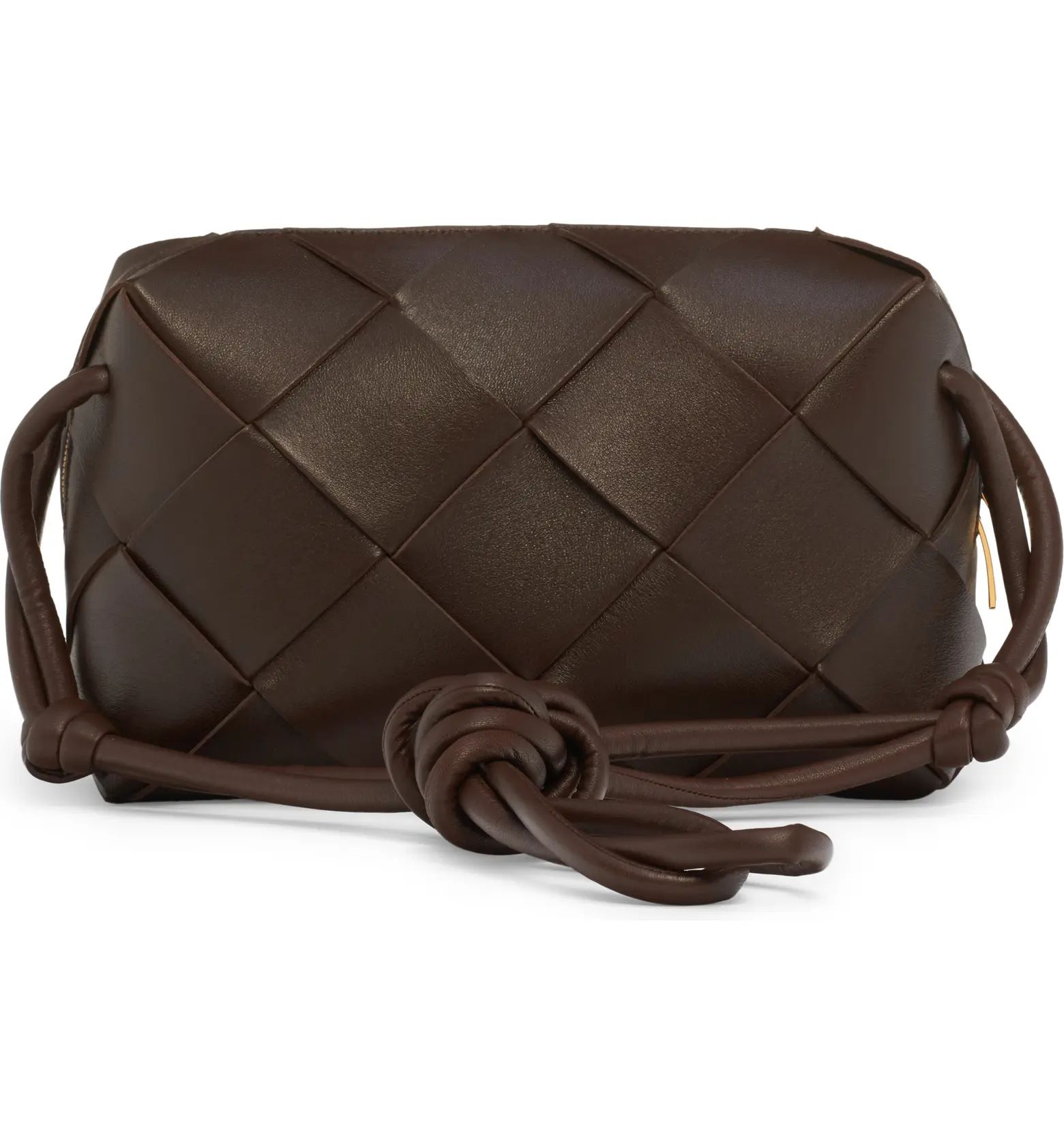 Large Intrecciato Leather Crossbody Bag | Nordstrom