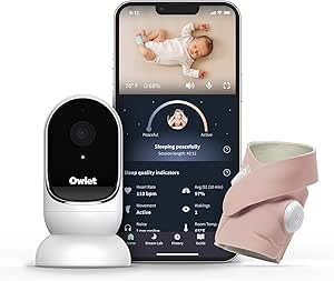 Owlet Dream Duo Smart Baby Monitor - Video Baby Monitor with HD Camera & Dream Sock: Only Baby Mo... | Amazon (US)