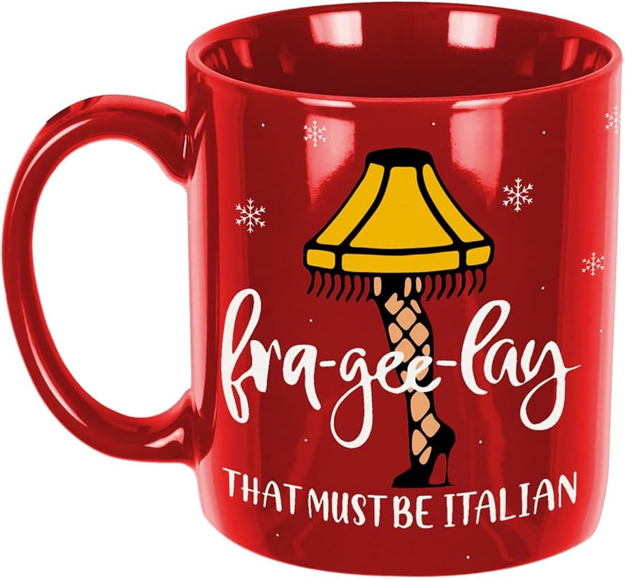 Funny Christmas Coffee Mug, 11oz Christmas Story Drinking Cup Merchandise, Novelty Holiday Party ... | Amazon (US)