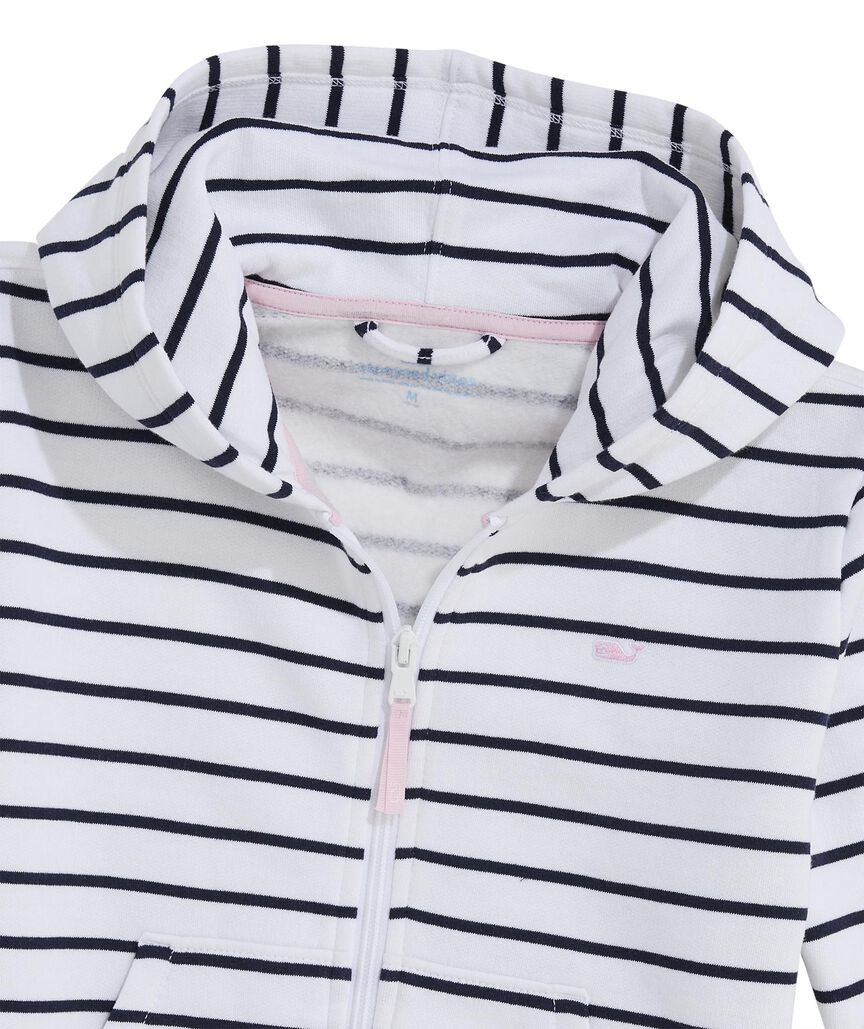 OUTLET Girls' Brushed Terry Full-Zip Hoodie | vineyard vines
