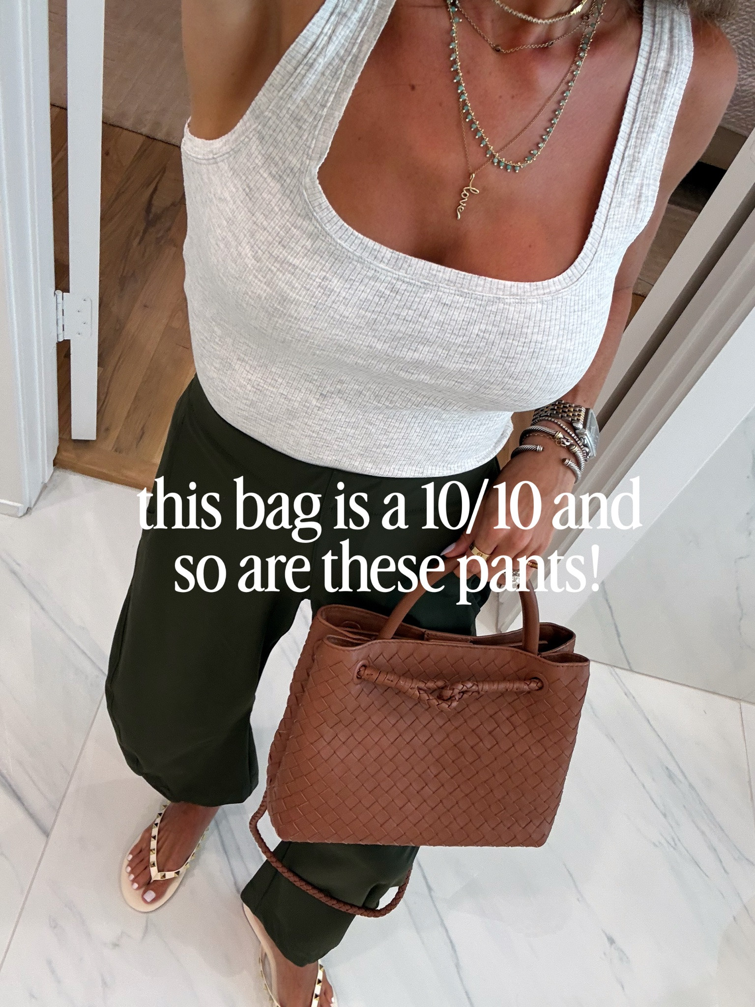 Fall outfit idea non wrinkle pants size 0p tank fall bag I love

#LTKPetite #LTKootd #LTKSaleAlert