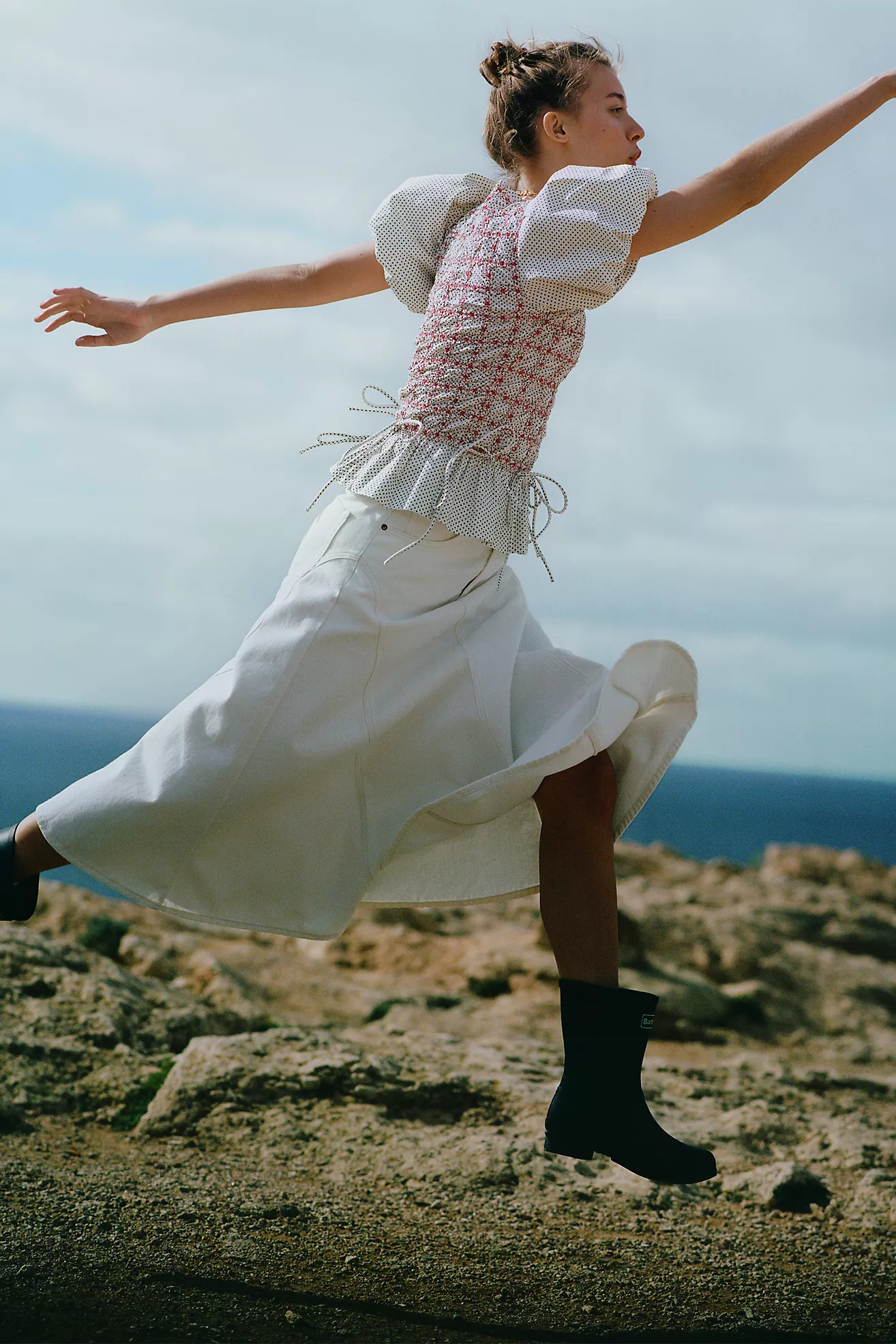 Scotch & Soda Cotton Denim Maxi Skirt | Anthropologie (US)