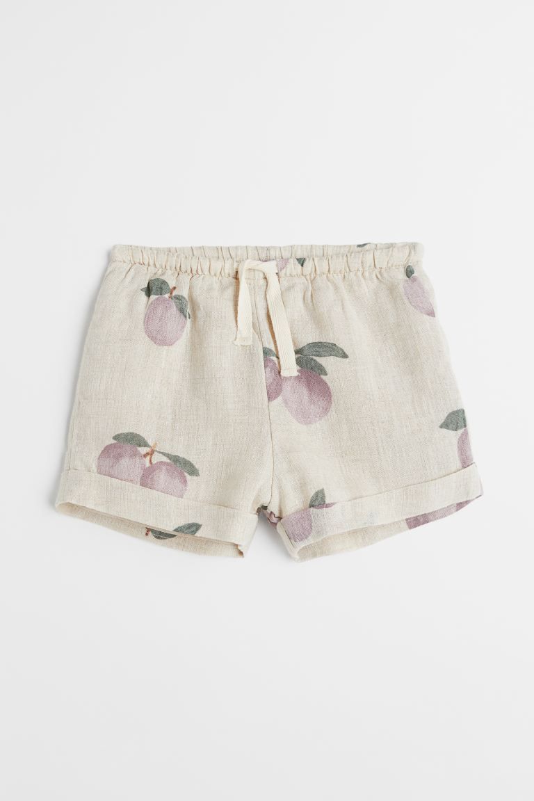Patterned Linen Shorts | H&M (US + CA)