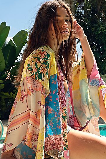 Patched With Love Robe | Free People (Global - UK&FR Excluded)