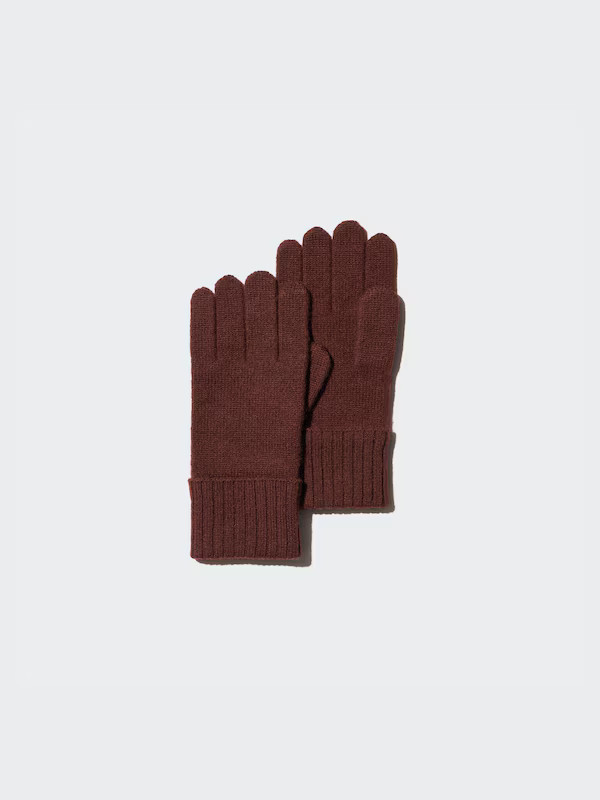 100% Cashmere Knit Gloves | UNIQLO (UK)