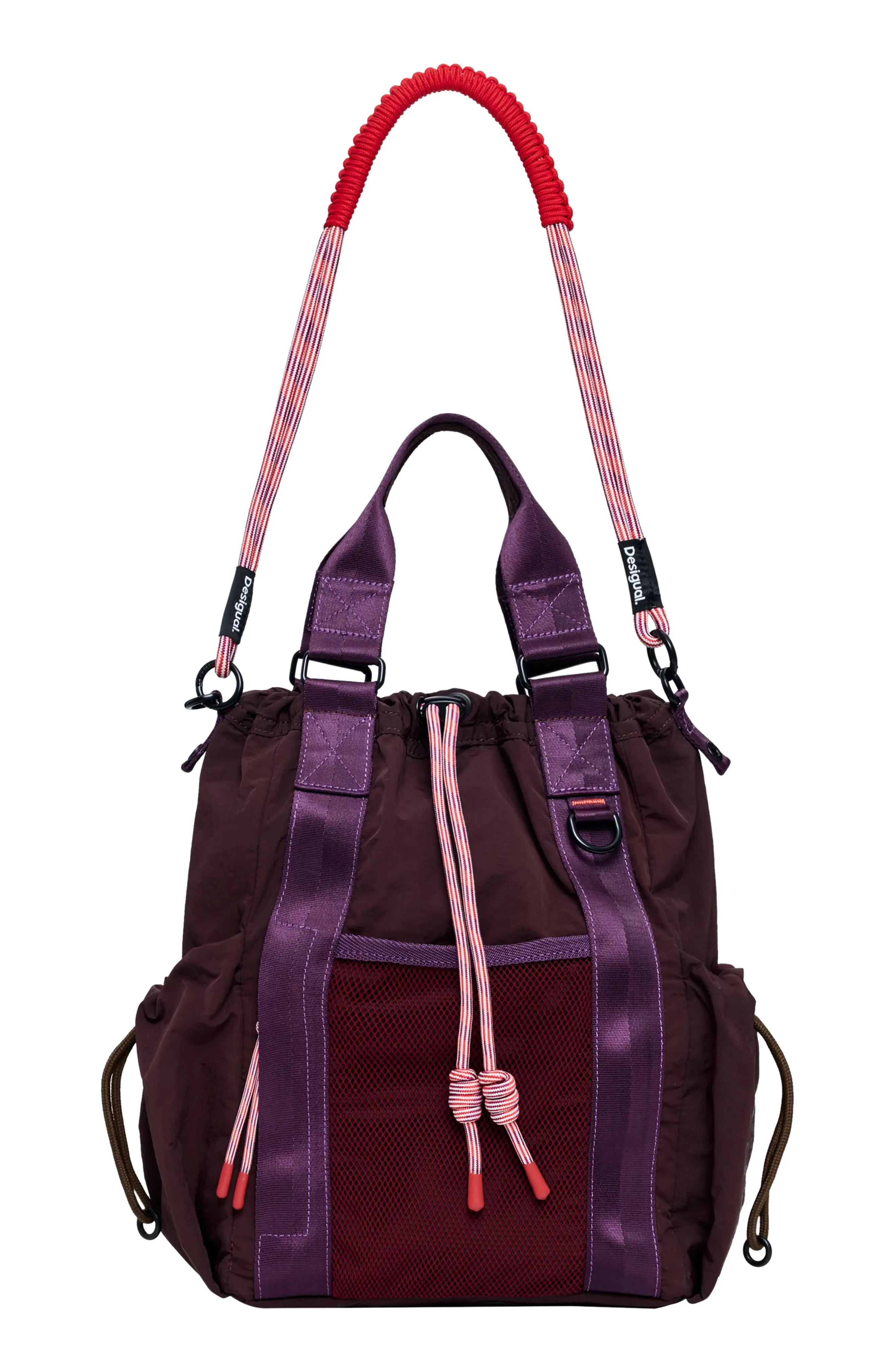 Desigual Medium Voyager Backpack in Burgundy at Nordstrom | Nordstrom