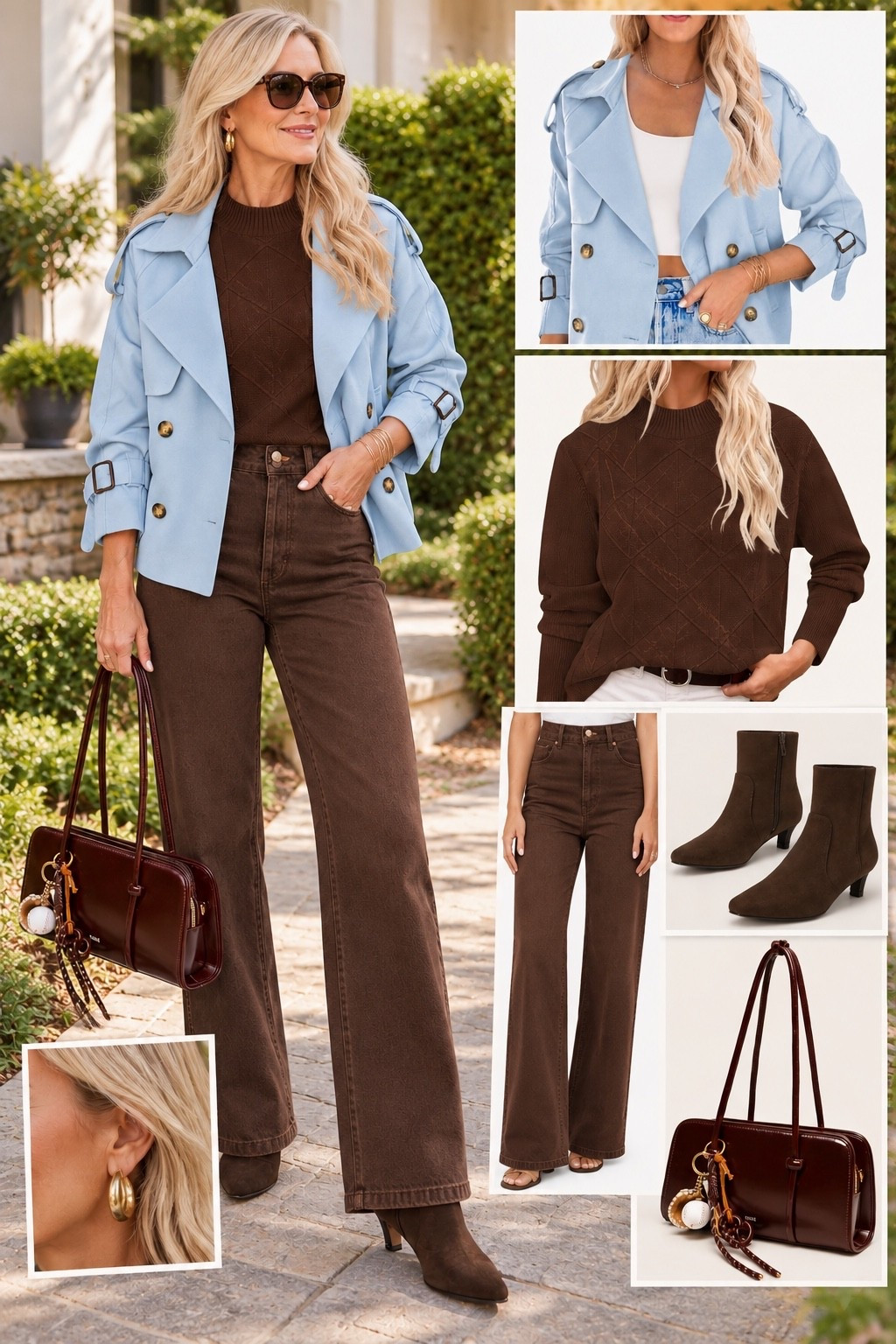 🍂 Fall color mixing done right! Sky blue paired with rich chocolate brown feels fresh, polished, and so easy to wear. 🤎🩵

I paired this pretty blue jacket with a chocolate knit, chocolate brown jeans, brown ankle boots, and a rich burgundy bag for a put-together fall look.

Everything is linked here in my LTK! ✨

#LTKOver40 #LTKStyleTip #LTKSeasonal #AmazonFashion #FallStyle

#LTKootd #LTKgrwm #LTKSaleAlert