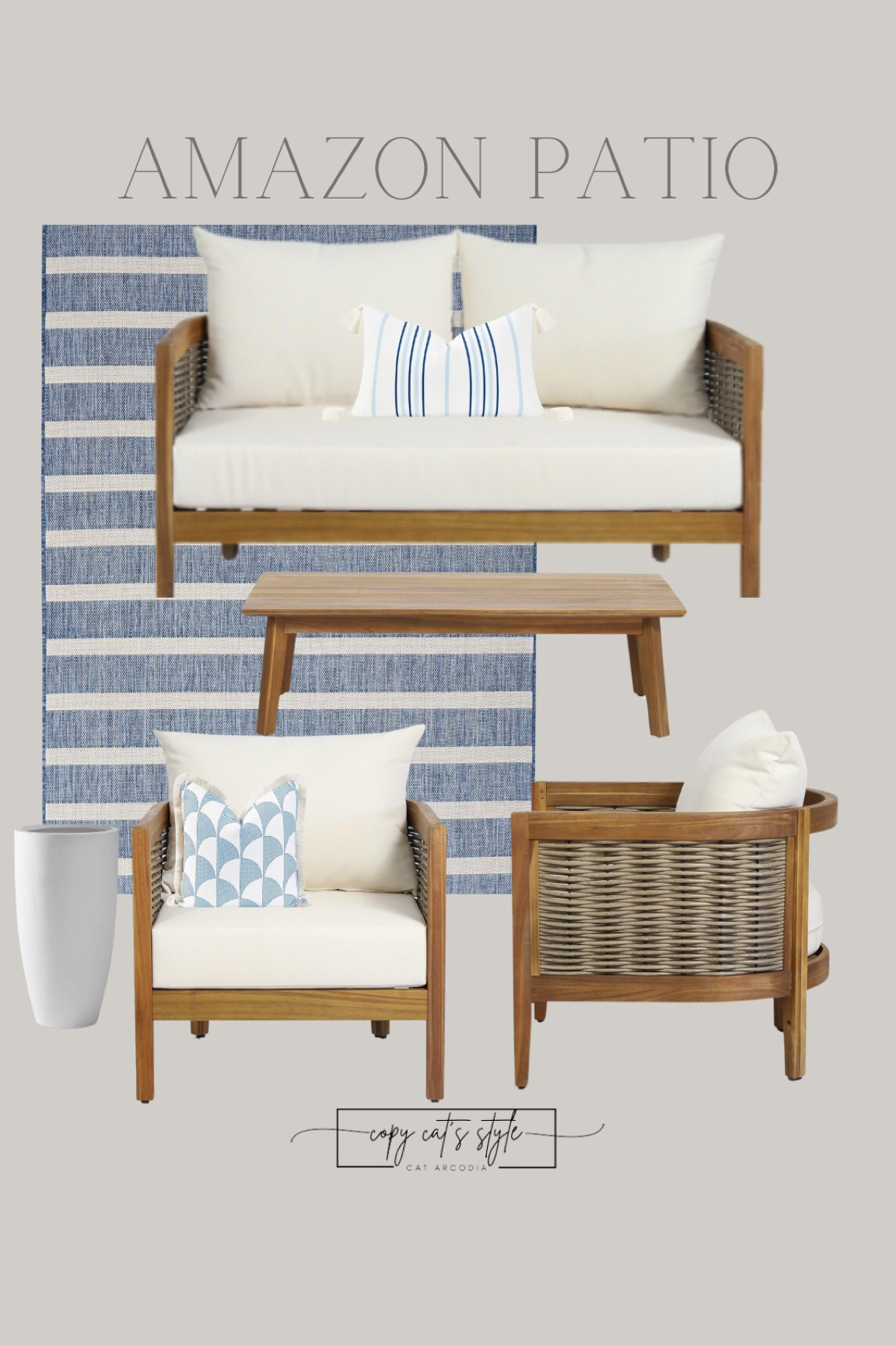 Amazon Outdoor Furniture, Amazon Patio Finds, outdoor rug

#LTKhome #LTKstyletip #LTKSeasonal