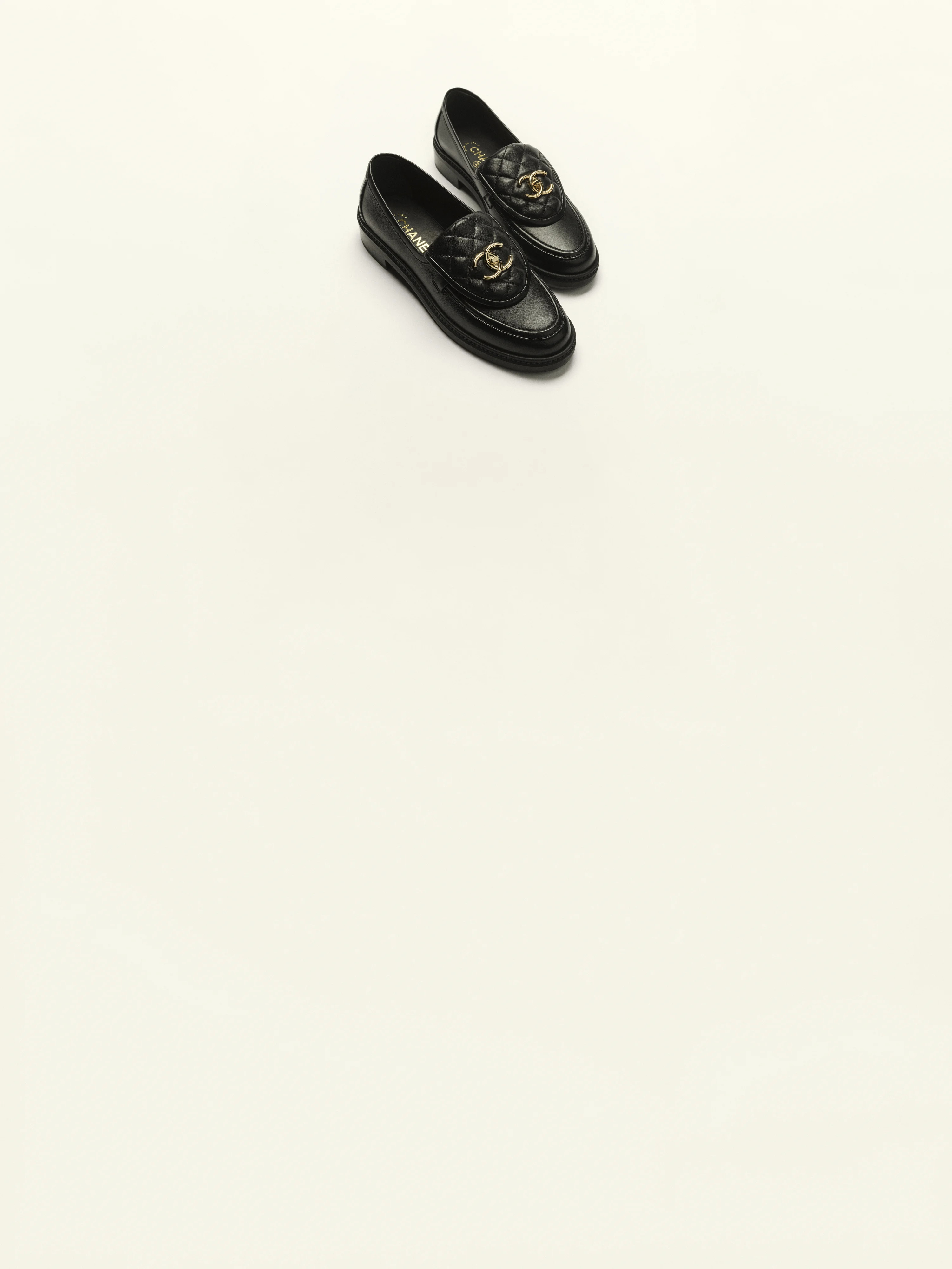 Moccasins - Lambskin, black &mdash; Fashion | CHANEL | CHANEL | Chanel, Inc. (US)