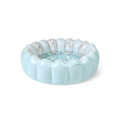 MINNIDIP Exclusive Resort Collection Minni Tufted Pool 35 gal Novelty Kiddie Pool - Chambray Blue Shell | Target