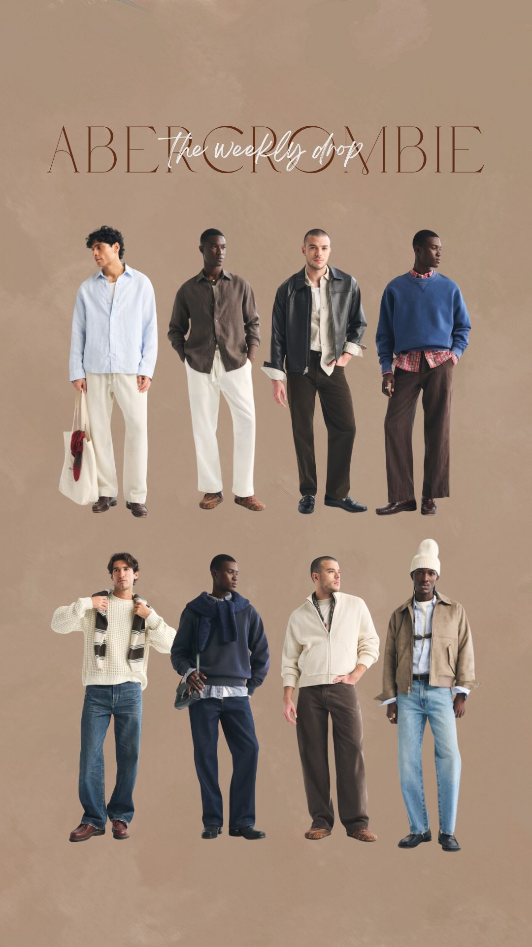 Abercrombie the weekly drop Mens edition  

 #LTKSeasonal #LTKHome #LTKMens