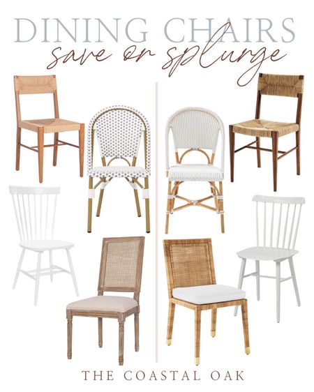 Serena & Lily dining chair lookalikes from Amazon!

woven wood white french bistro chairs

#LTKstyletip #LTKhome